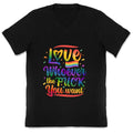 Love Whoever The F You Want V-Neck Unisex