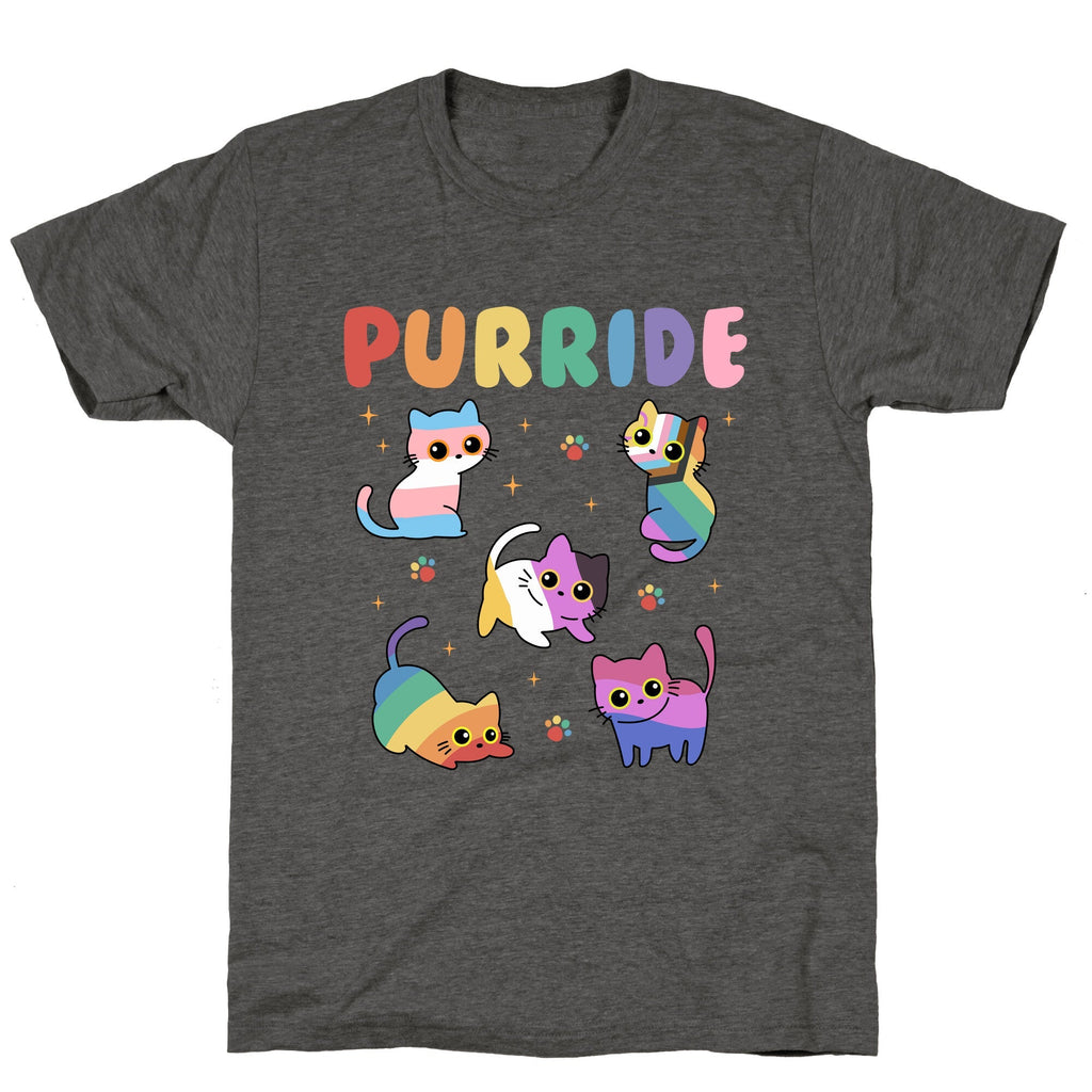 Purride Cats Pride Unisex Triblend Tee Unisex