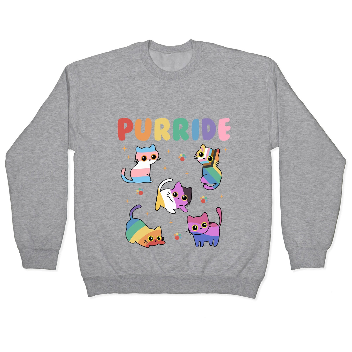 Purride Cats Pride Crewneck Unisex