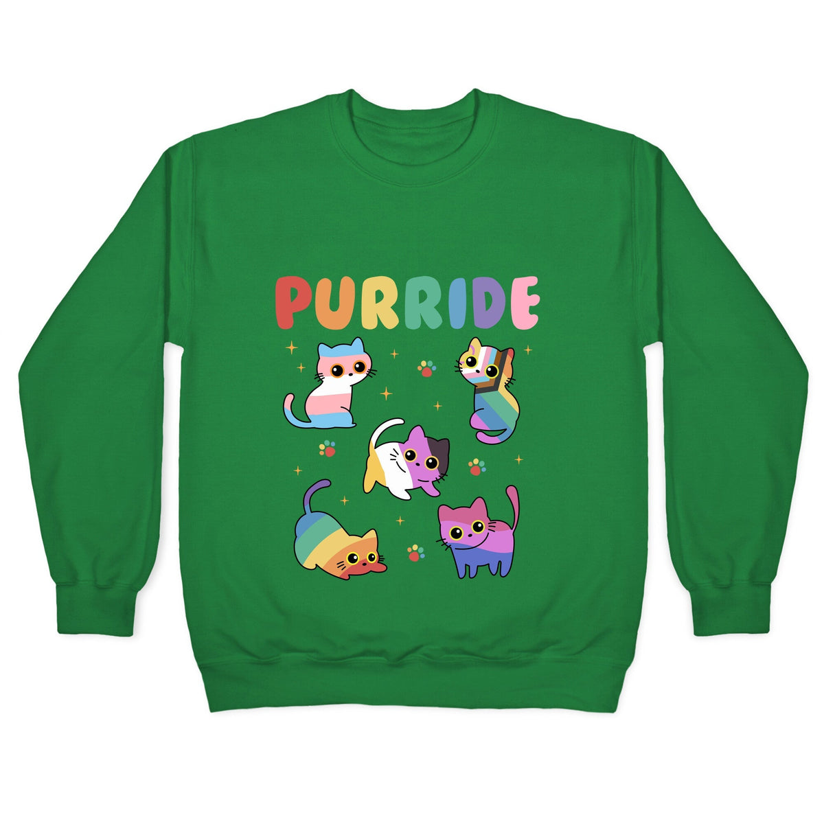 Purride Cats Pride Crewneck Unisex