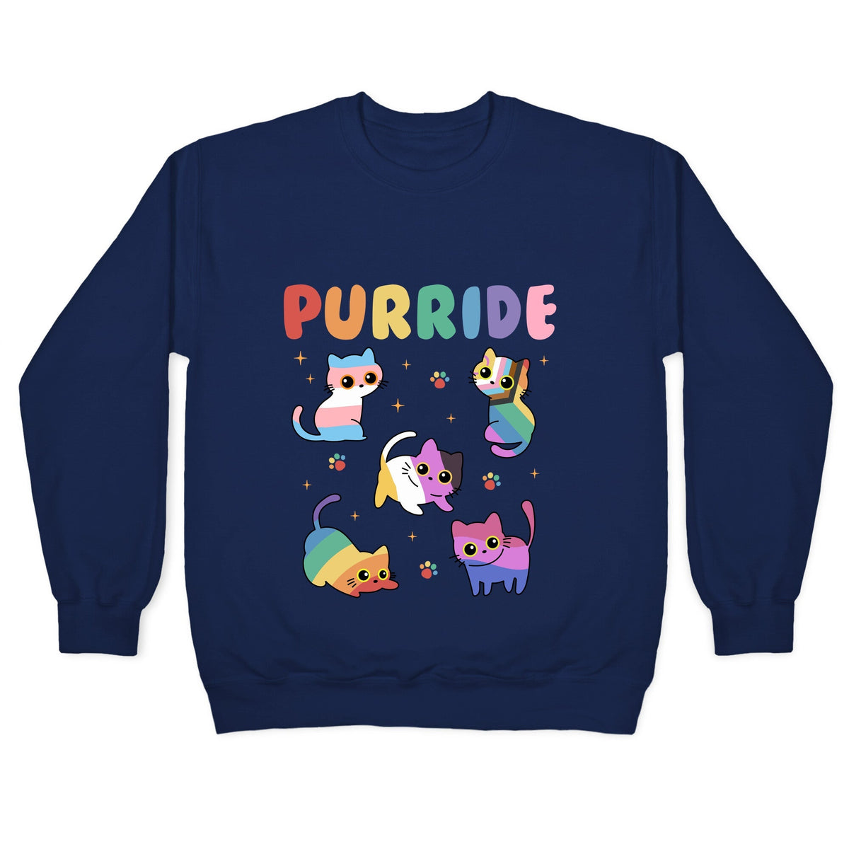 Purride Cats Pride Crewneck Unisex