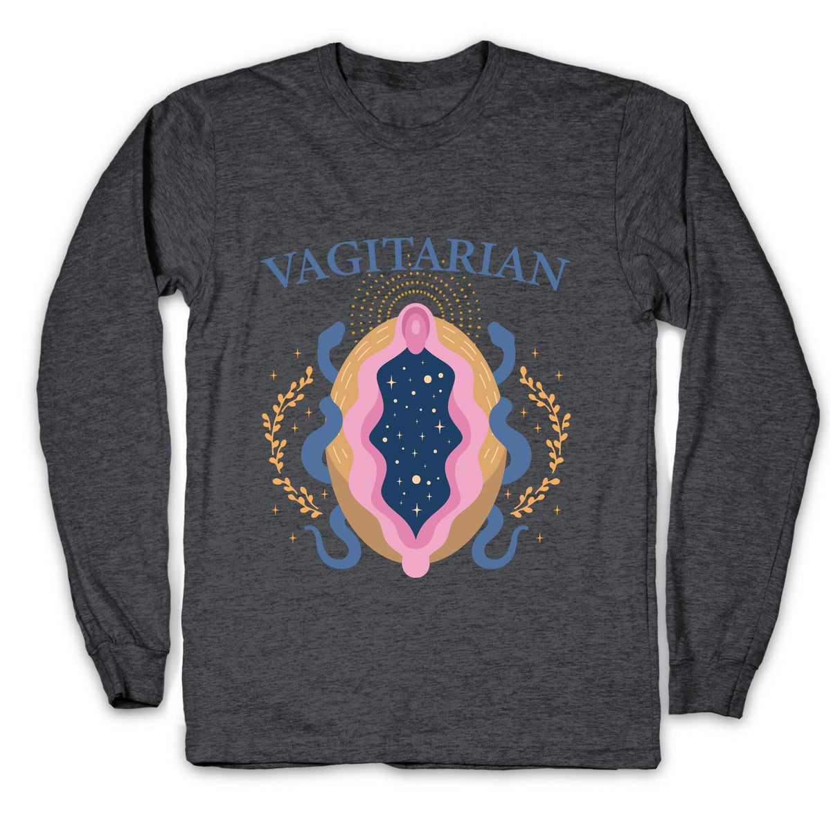 Vagitarian Lesbian Pride Longsleeve Tee Unisex