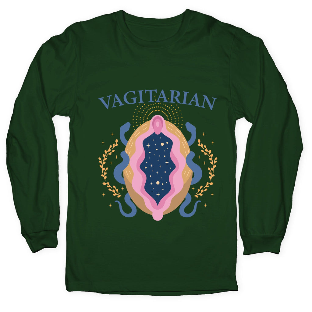 Vagitarian Lesbian Pride Longsleeve Tee Unisex