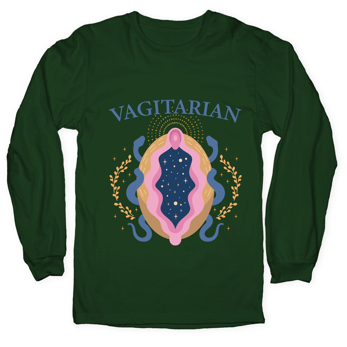 Vagitarian Lesbian Pride Longsleeve Tee Unisex