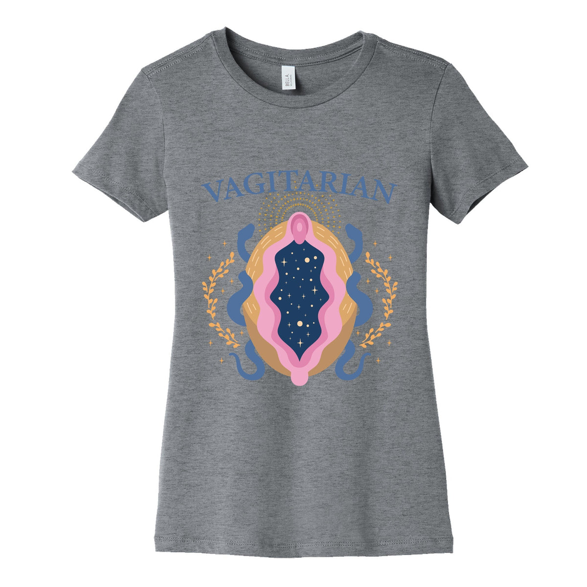 Vagitarian Lesbian Pride Womens Cotton Tee Unisex