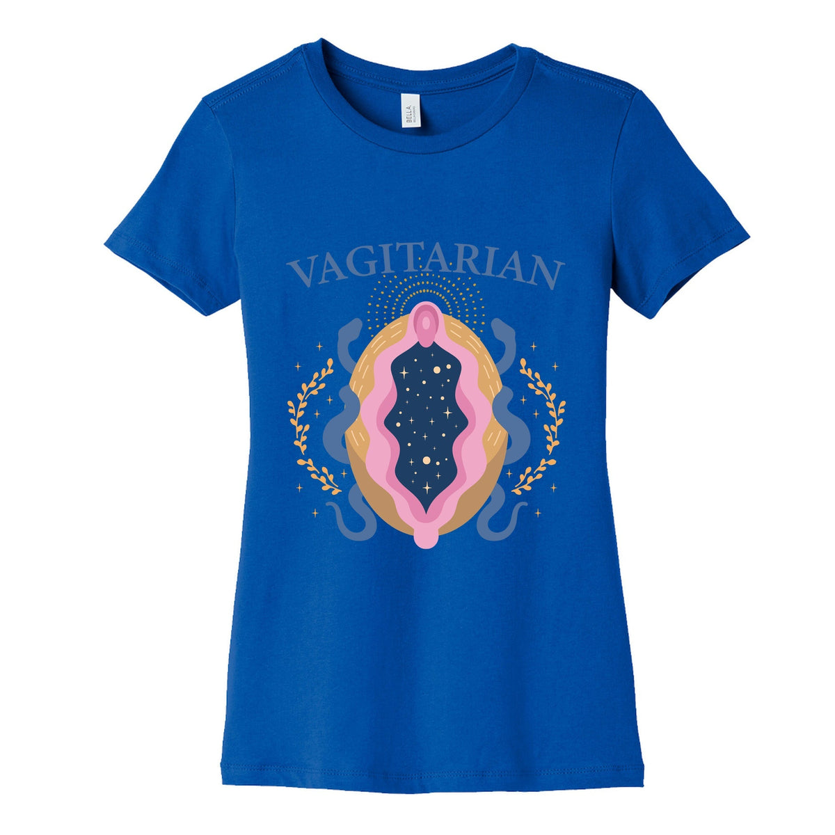 Vagitarian Lesbian Pride Womens Cotton Tee Unisex