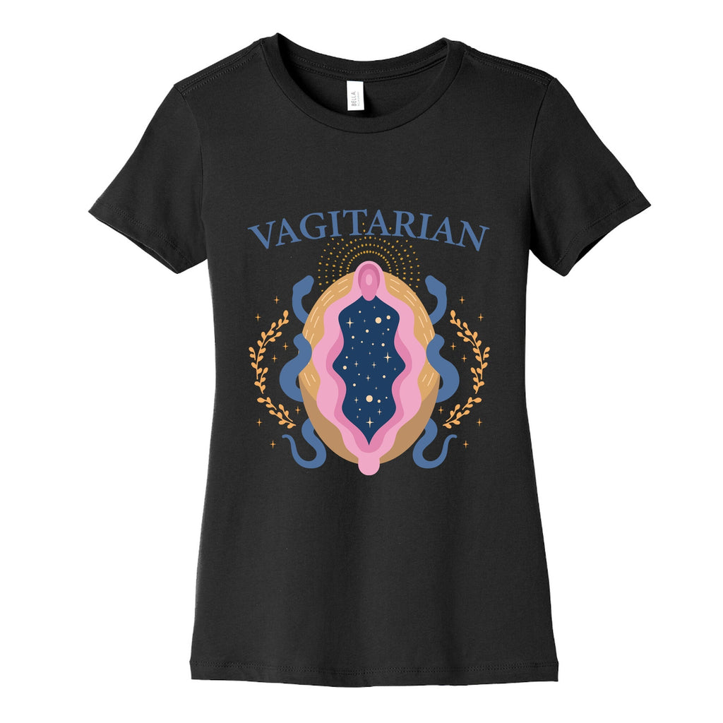 Vagitarian Lesbian Pride Womens Cotton Tee Unisex