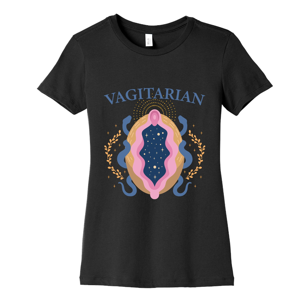 Vagitarian Lesbian Pride Womens Cotton Tee Unisex