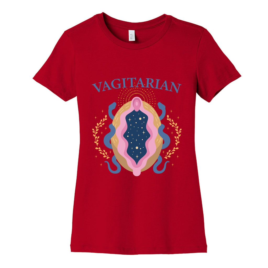 Vagitarian Lesbian Pride Womens Cotton Tee Unisex