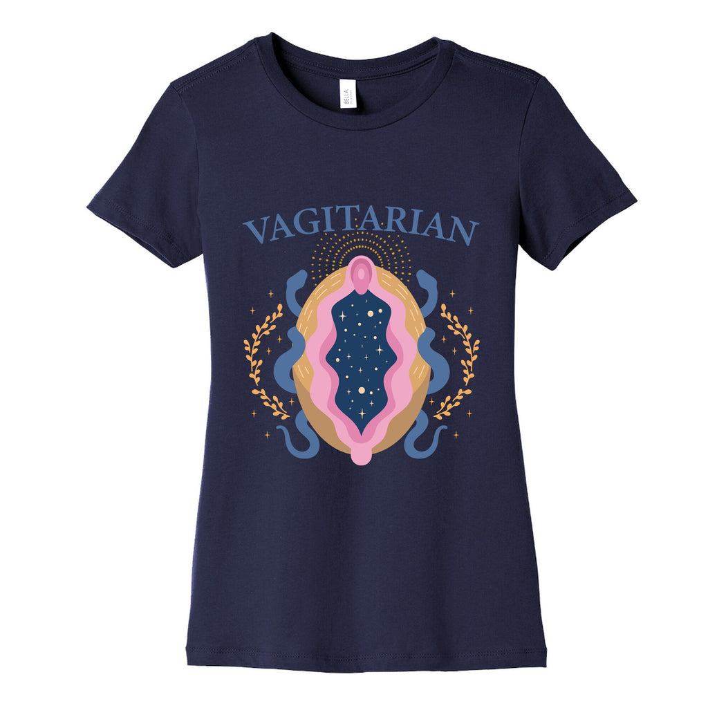 Vagitarian Lesbian Pride Womens Cotton Tee Unisex