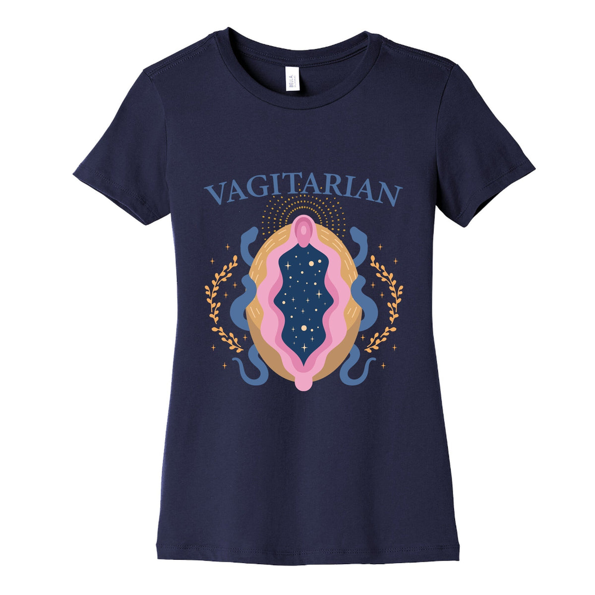 Vagitarian Lesbian Pride Womens Cotton Tee Unisex