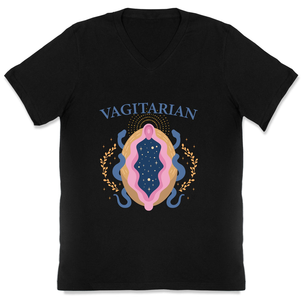 Vagitarian Lesbian Pride V-Neck Unisex
