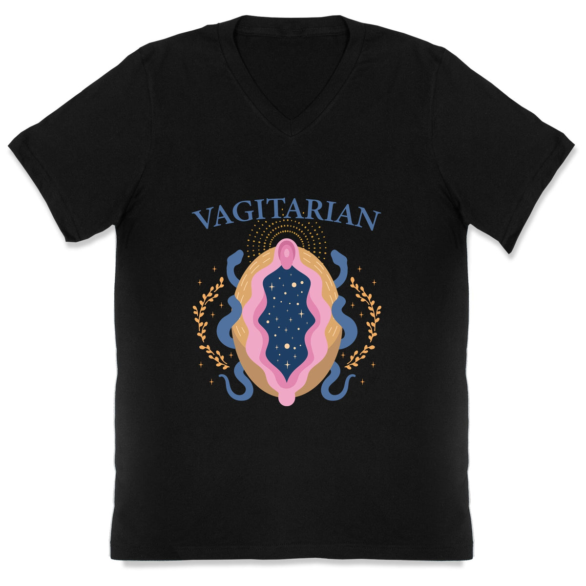 Vagitarian Lesbian Pride V-Neck Unisex