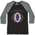 Vagitarian Lesbian Pride Baseball Tee Unisex
