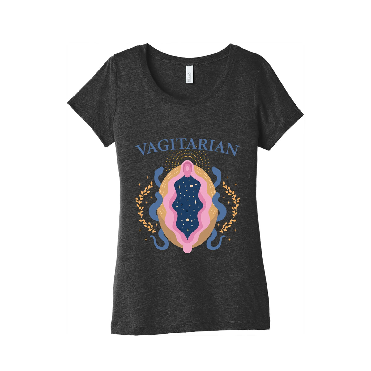 Vagitarian Lesbian Pride Womens Triblend Tee Unisex