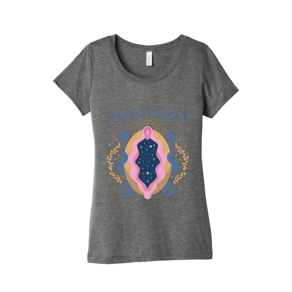 Vagitarian Lesbian Pride Womens Triblend Tee Unisex