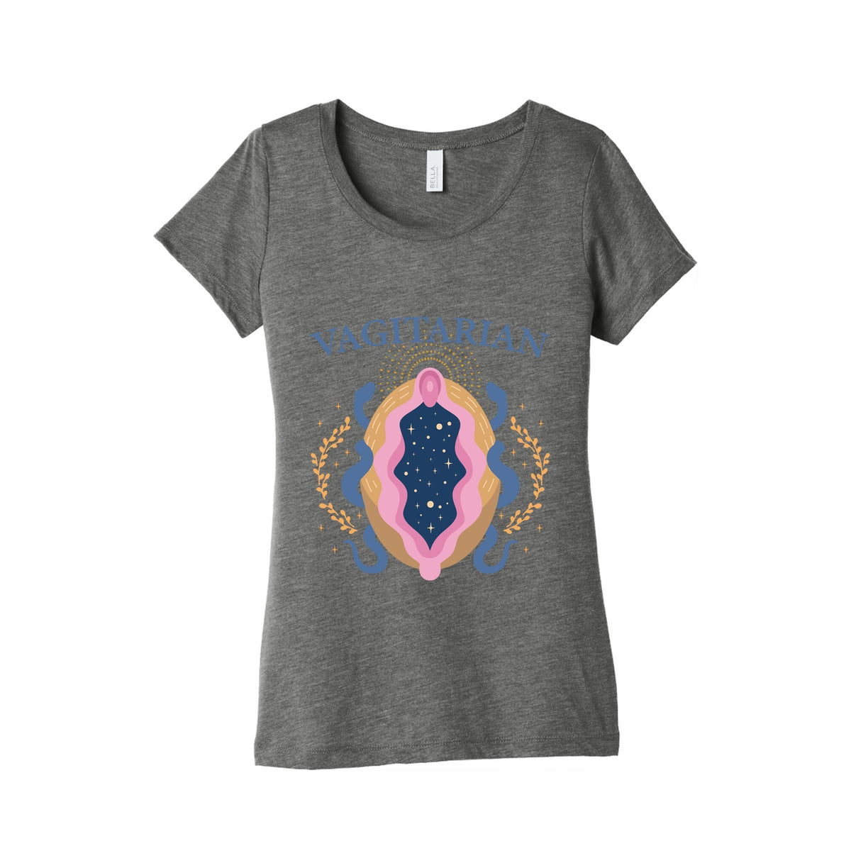 Vagitarian Lesbian Pride Womens Triblend Tee Unisex