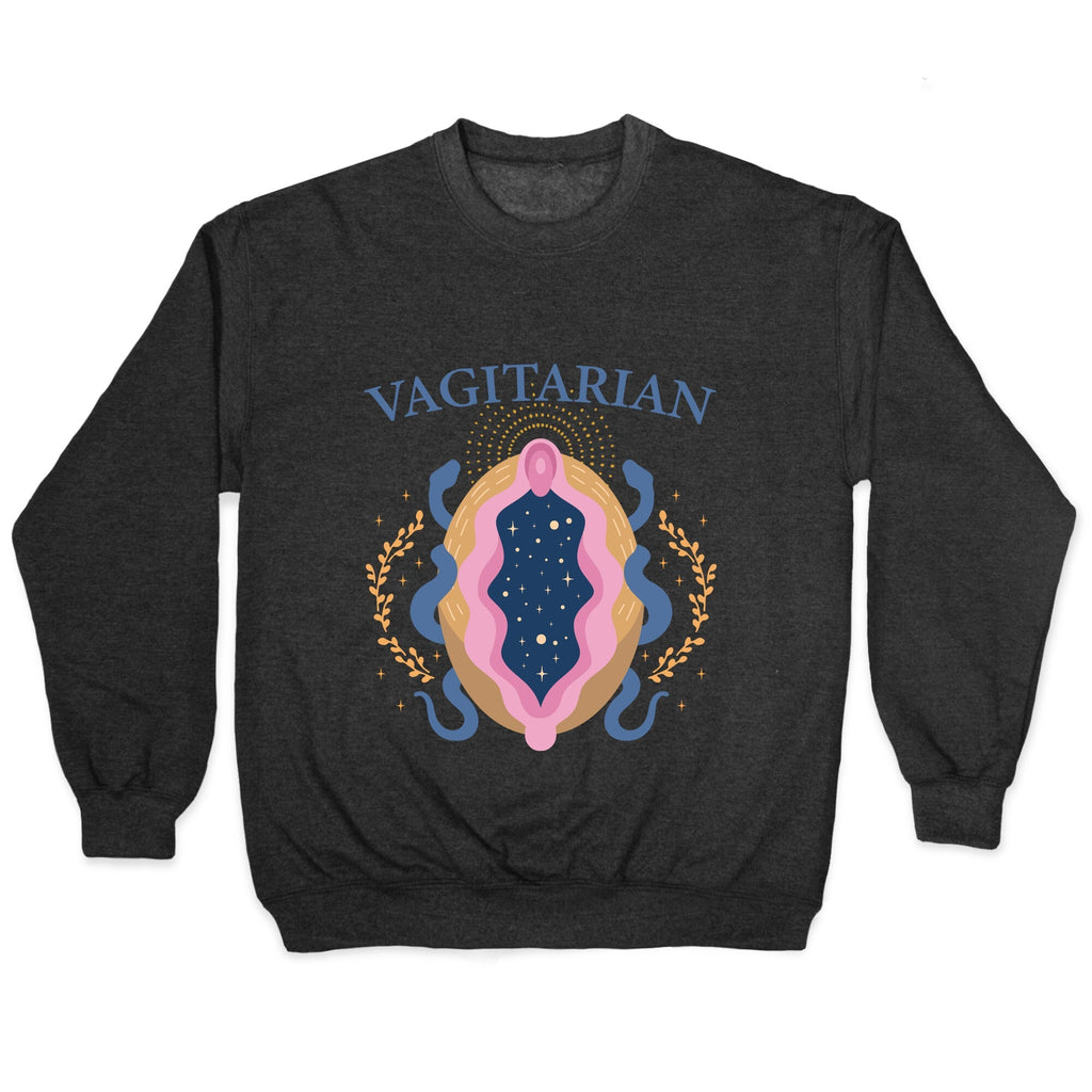 Vagitarian Lesbian Pride Crewneck Unisex