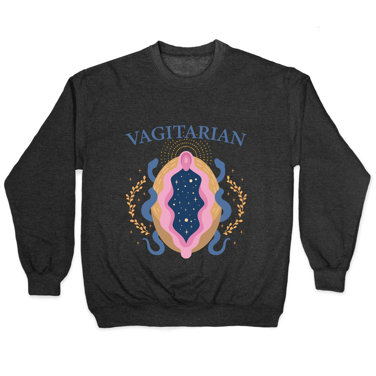 Vagitarian Lesbian Pride Crewneck Unisex