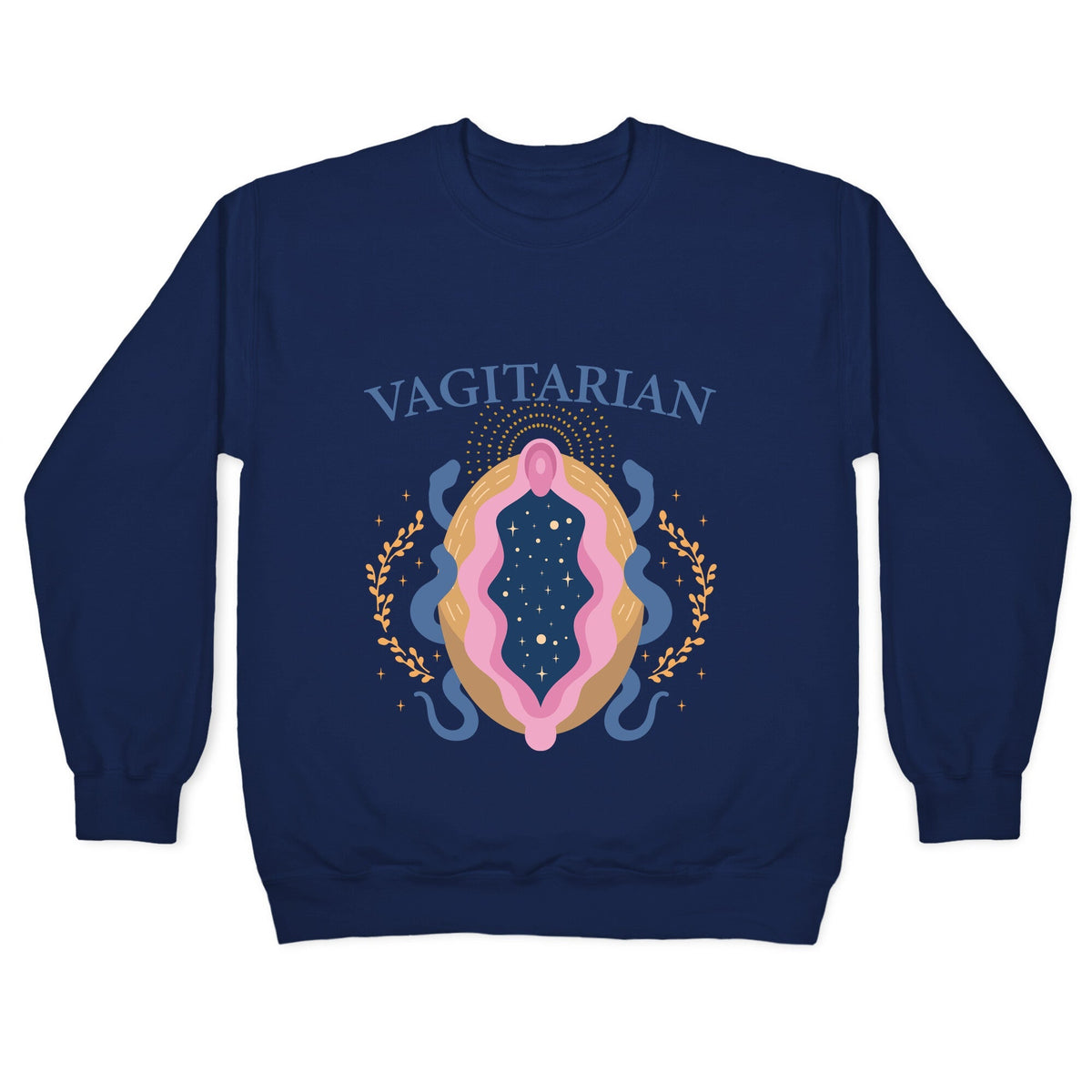 Vagitarian Lesbian Pride Crewneck Unisex