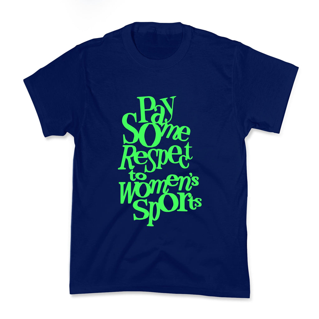 Pay Some Respect To Womens Sports Kids Tee Unisex