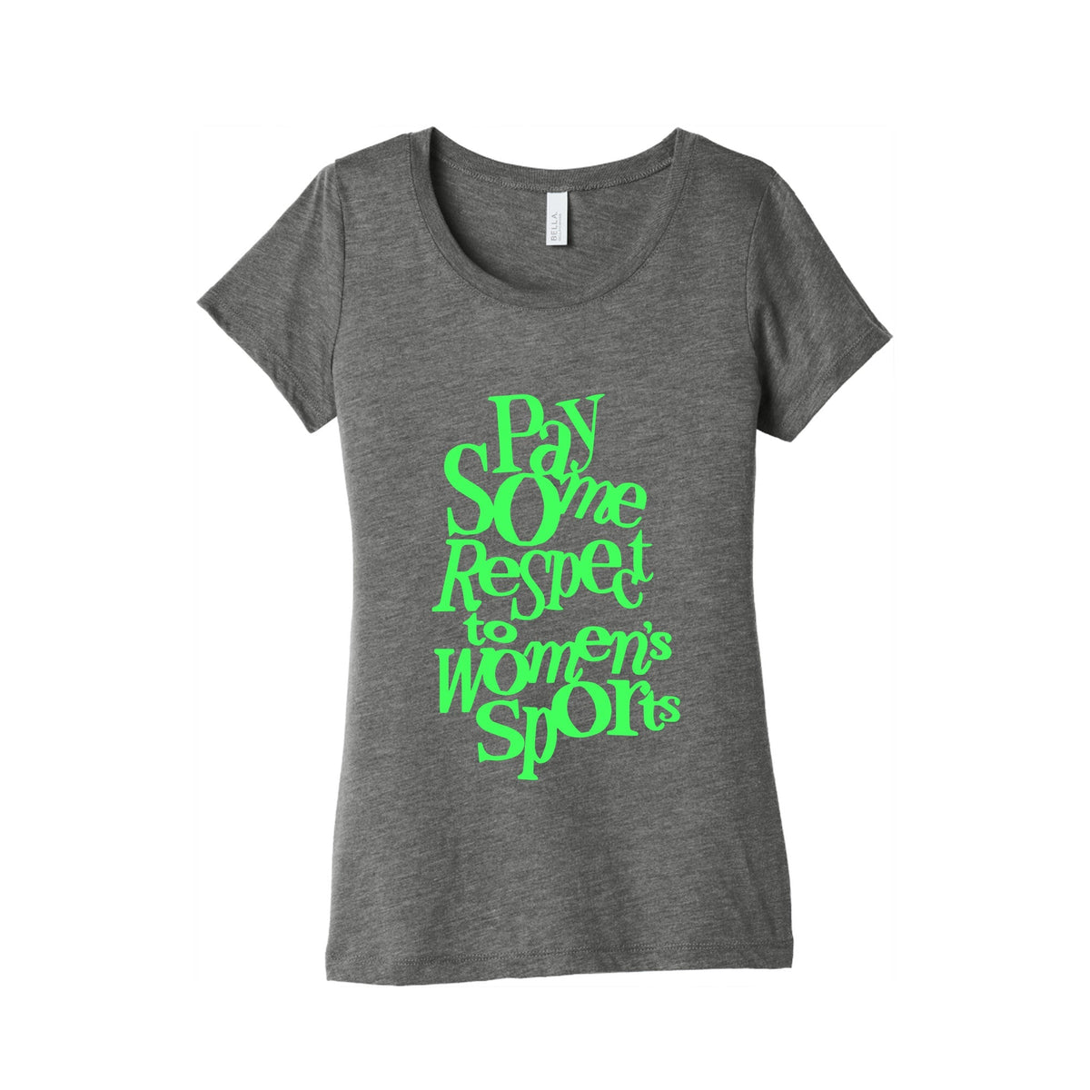 Pay Some Respect To Womens Sports Womens Triblend Tee Unisex