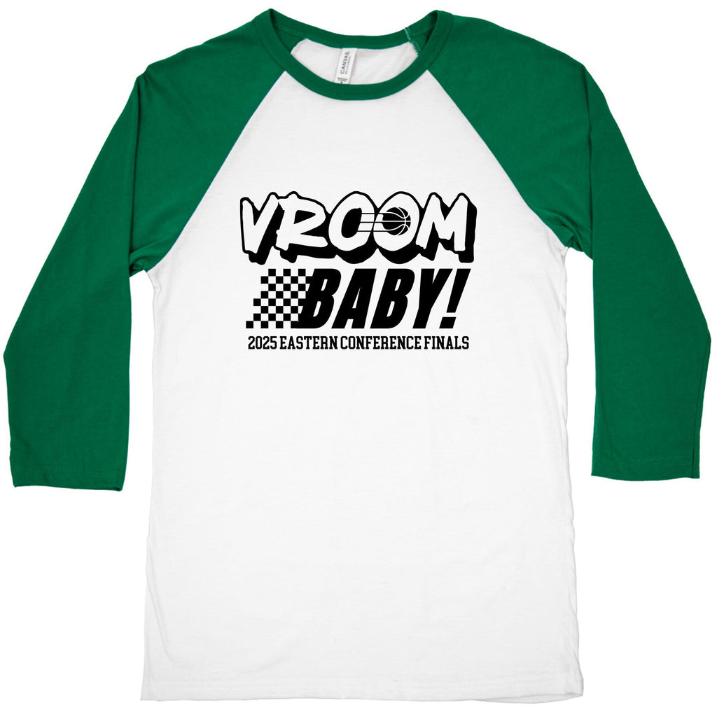 Vroom Baby Pacers Baseball Tee Unisex