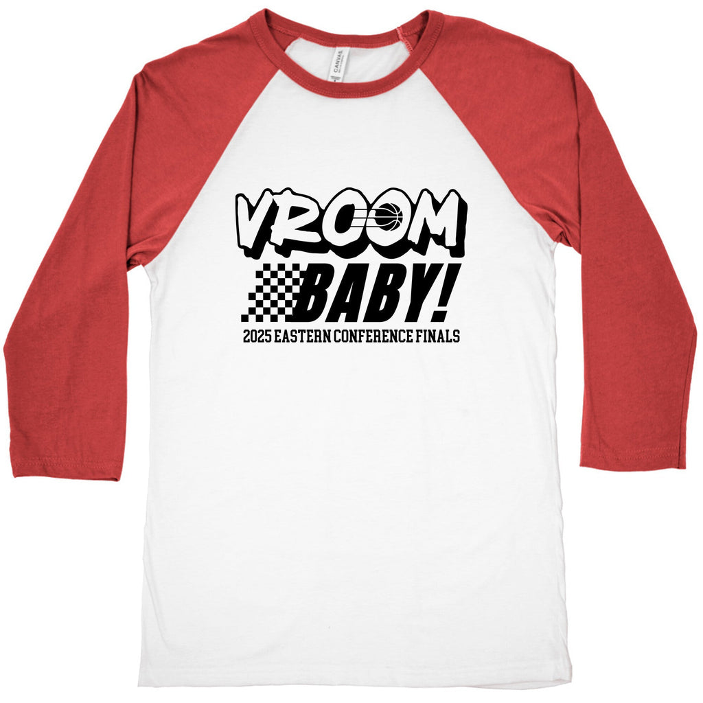 Vroom Baby Pacers Baseball Tee Unisex
