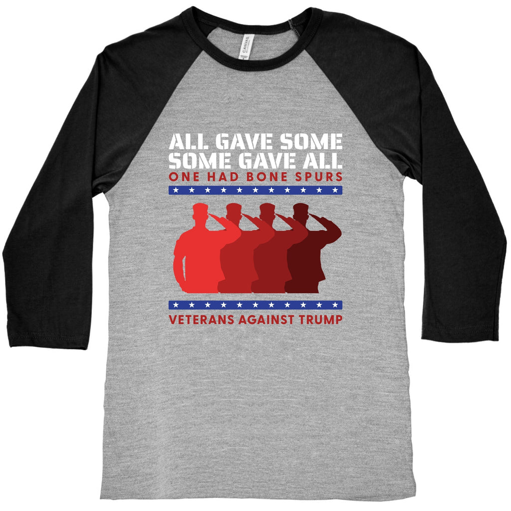 All Gave Some Anti Trump Baseball Tee Unisex