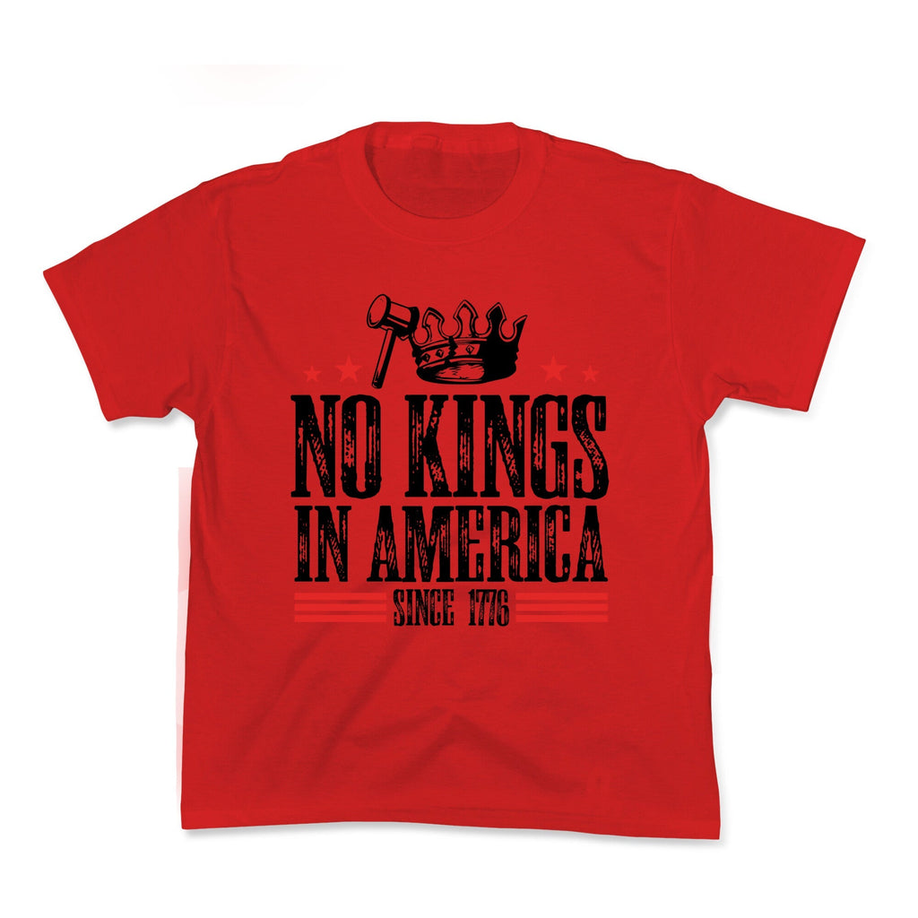 No Kings In America Kids Tee Unisex
