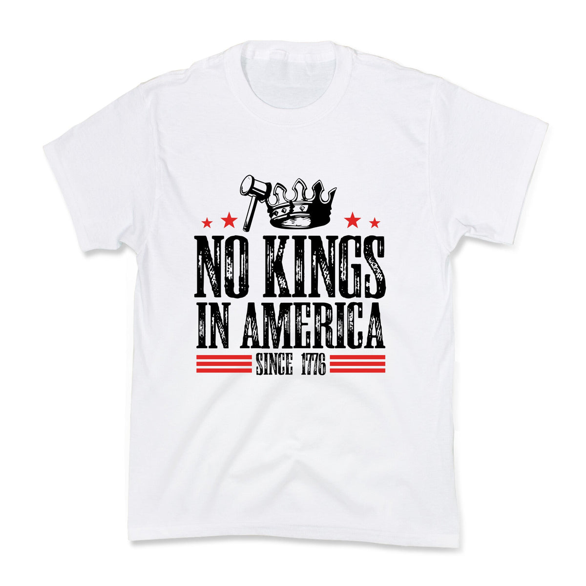 No Kings In America Kids Tee Unisex