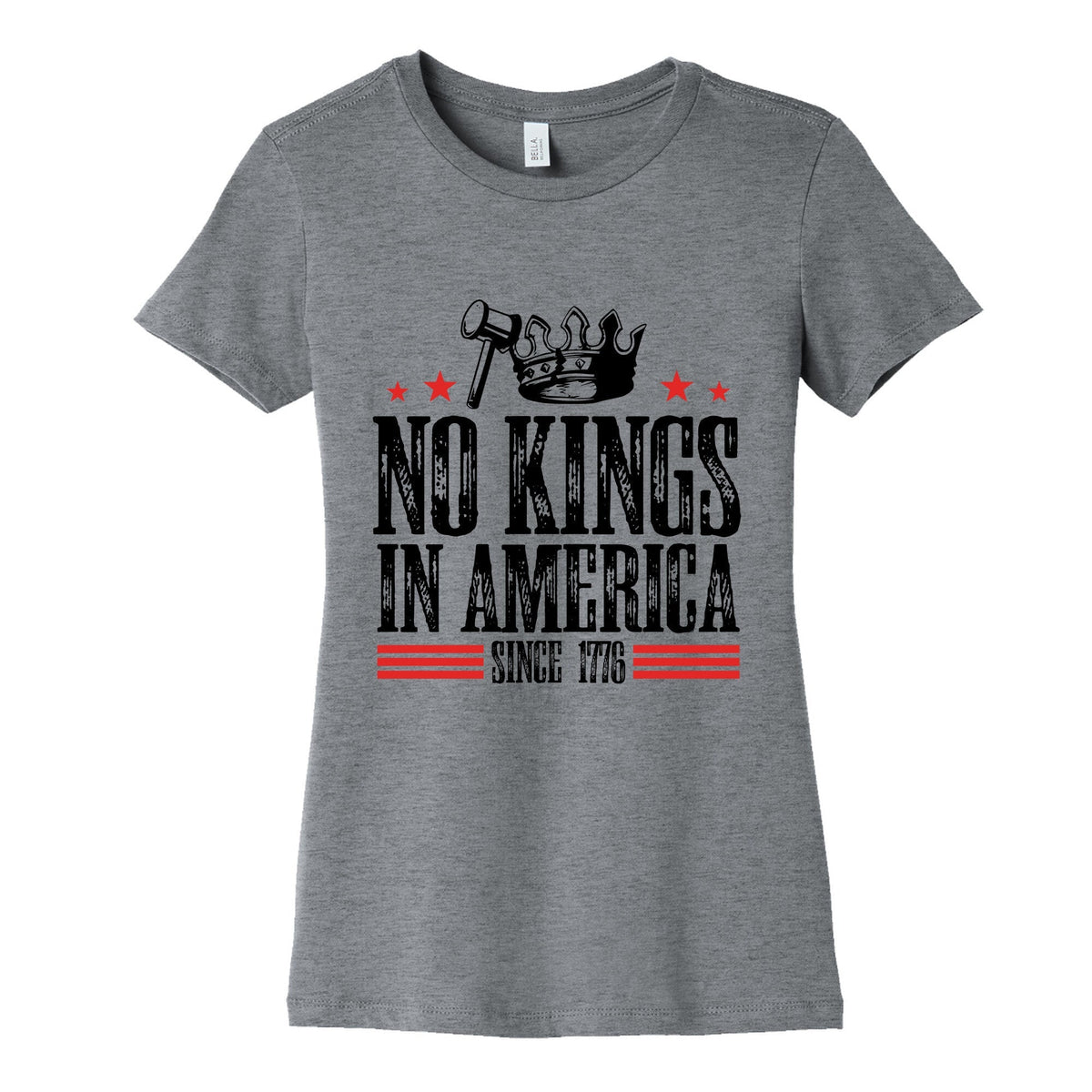 No Kings In America Womens Cotton Tee Unisex
