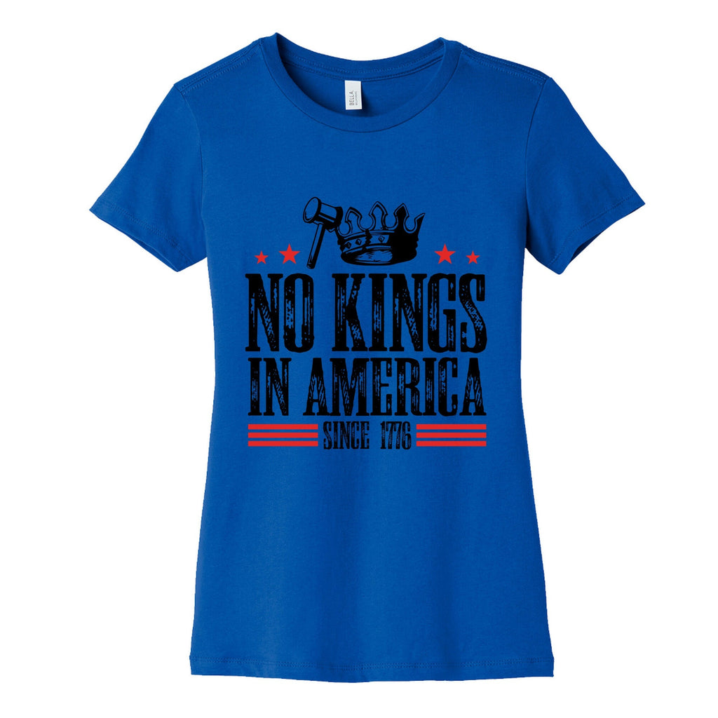 No Kings In America Womens Cotton Tee Unisex