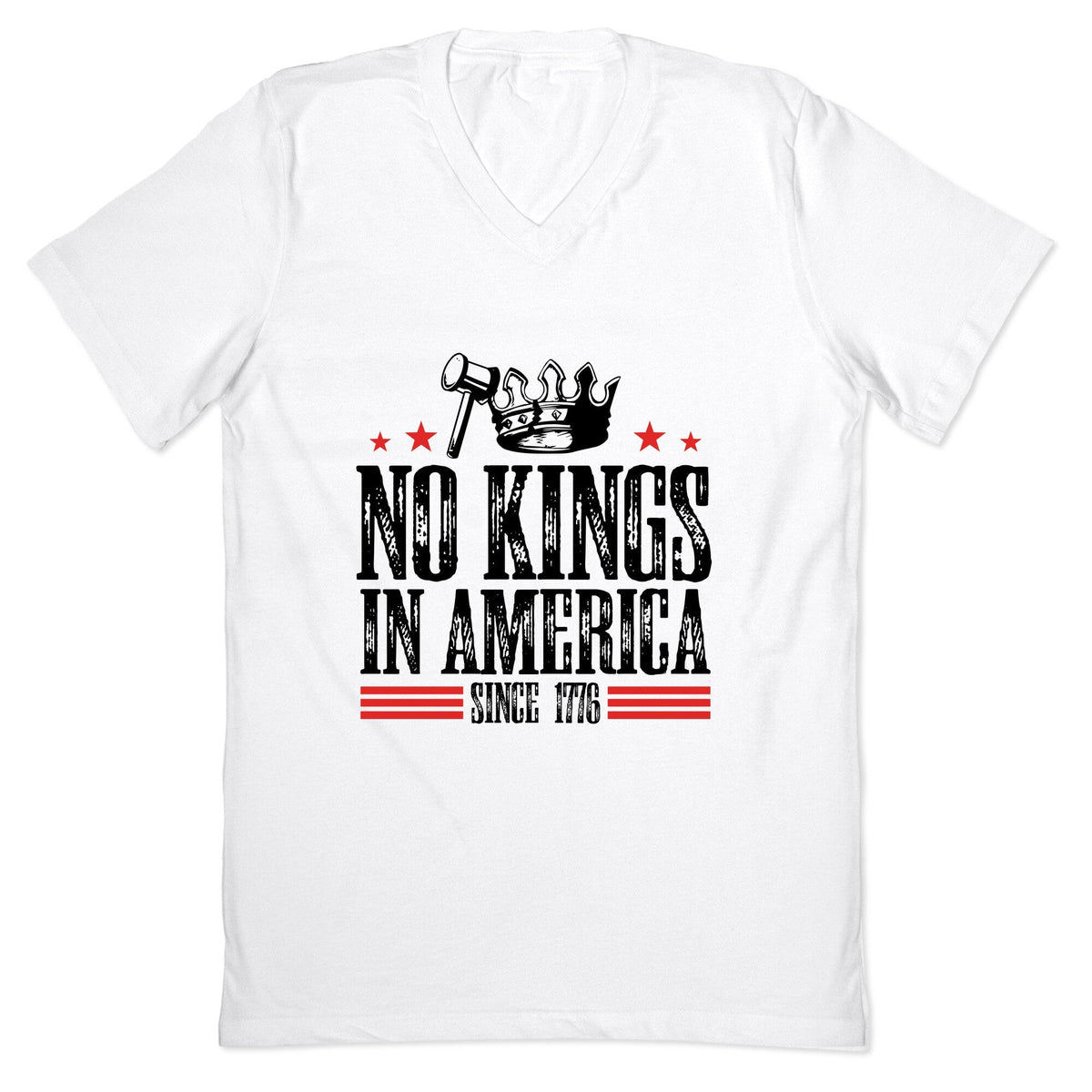 No Kings In America V-Neck Unisex