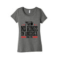 No Kings In America Womens Triblend Tee Unisex