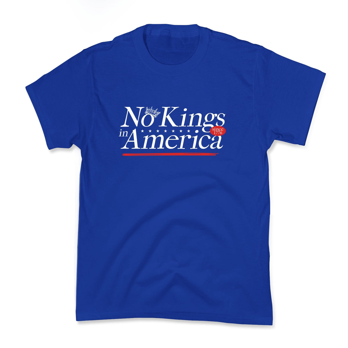 No Kings In America Anti Trump Kids Tee Unisex