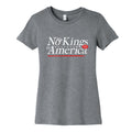 No Kings In America Anti Trump Womens Cotton Tee Unisex