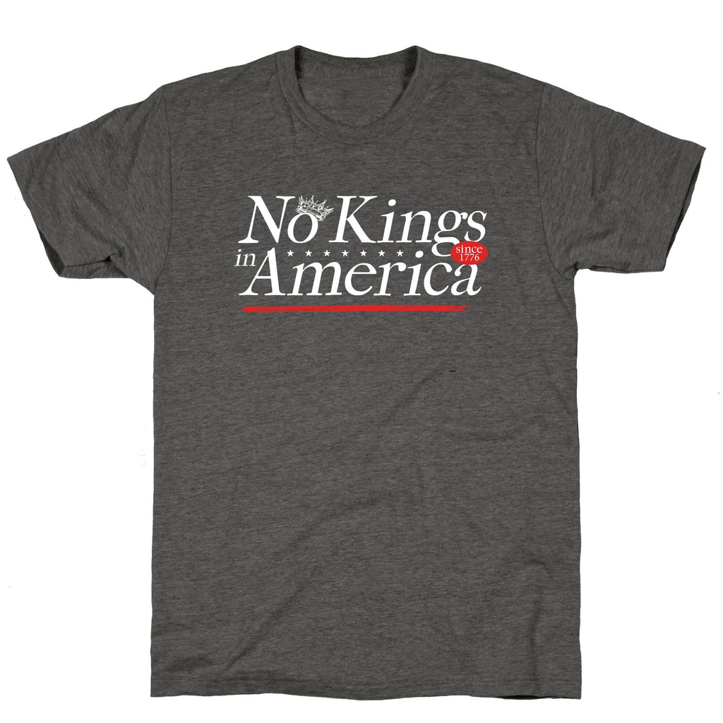 No Kings In America Anti Trump Unisex Triblend Tee Unisex