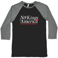No Kings In America Anti Trump Baseball Tee Unisex