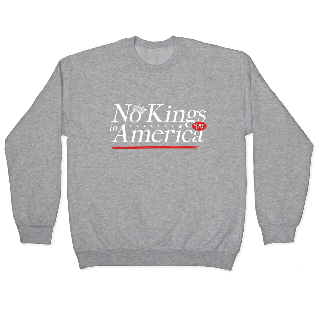 No Kings In America Anti Trump Crewneck Unisex