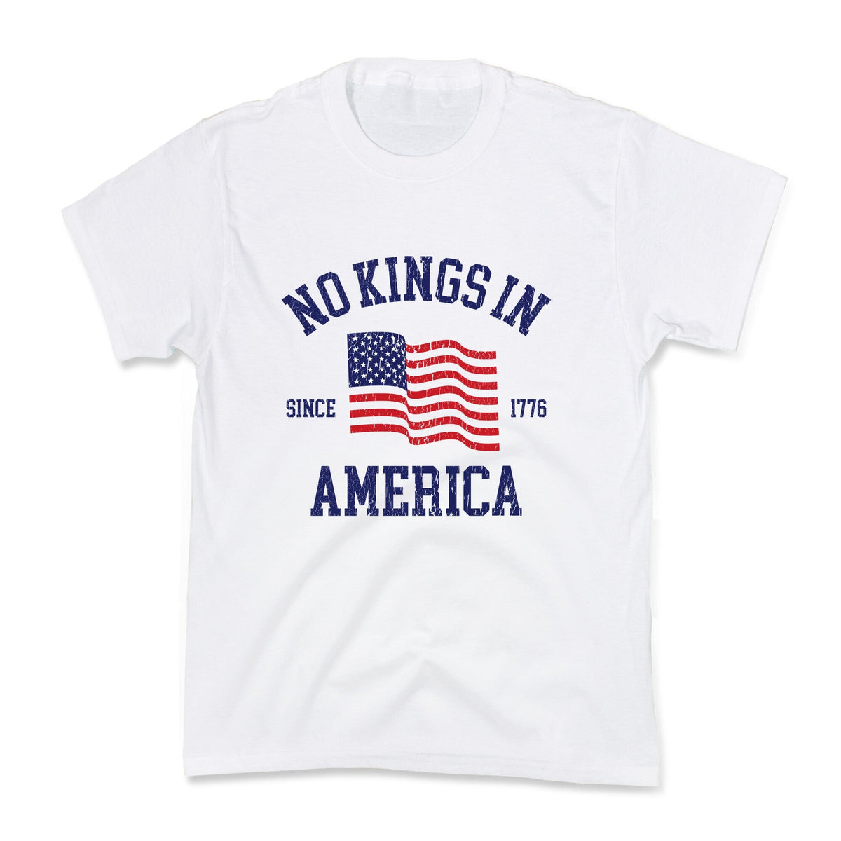 No Kings In America Since 1776 Kids Tee Unisex