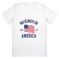 No Kings In America Since 1776 V-Neck Unisex