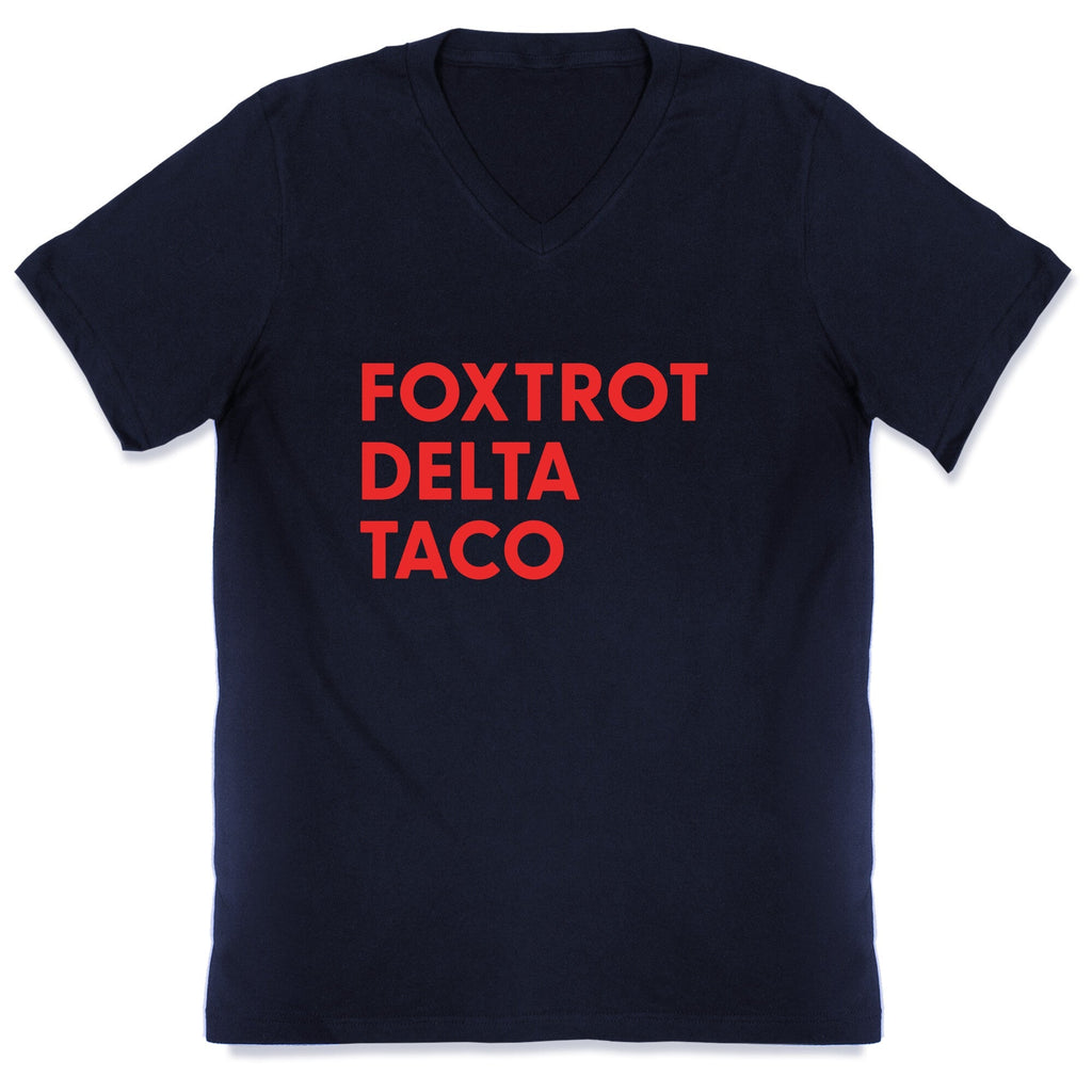 Foxtrot Delta Taco Trump V-Neck Unisex