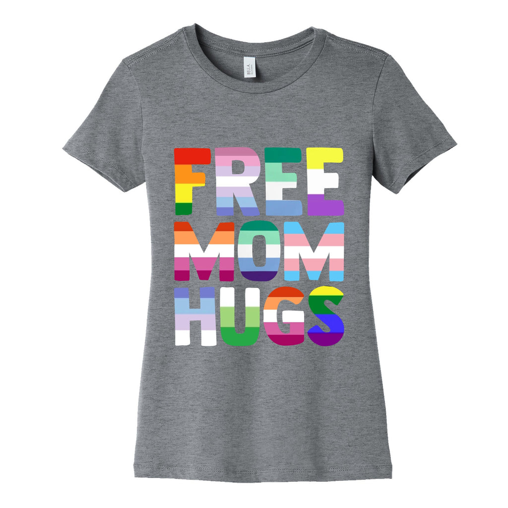 Free Mom Hugs Rainbow Womens Cotton Tee Unisex