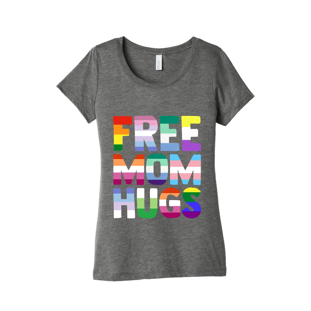 Free Mom Hugs Rainbow Womens Triblend Tee Unisex
