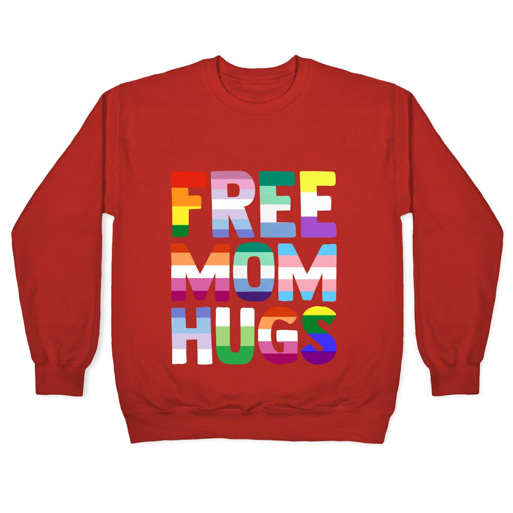 Free Mom Hugs Rainbow Crewneck Unisex