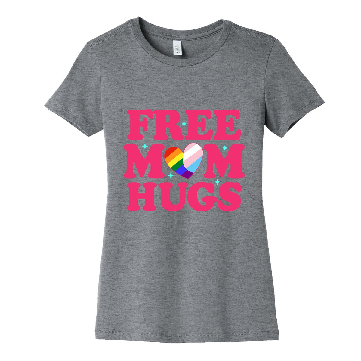 Free Mom Hugs Pride Womens Cotton Tee Unisex