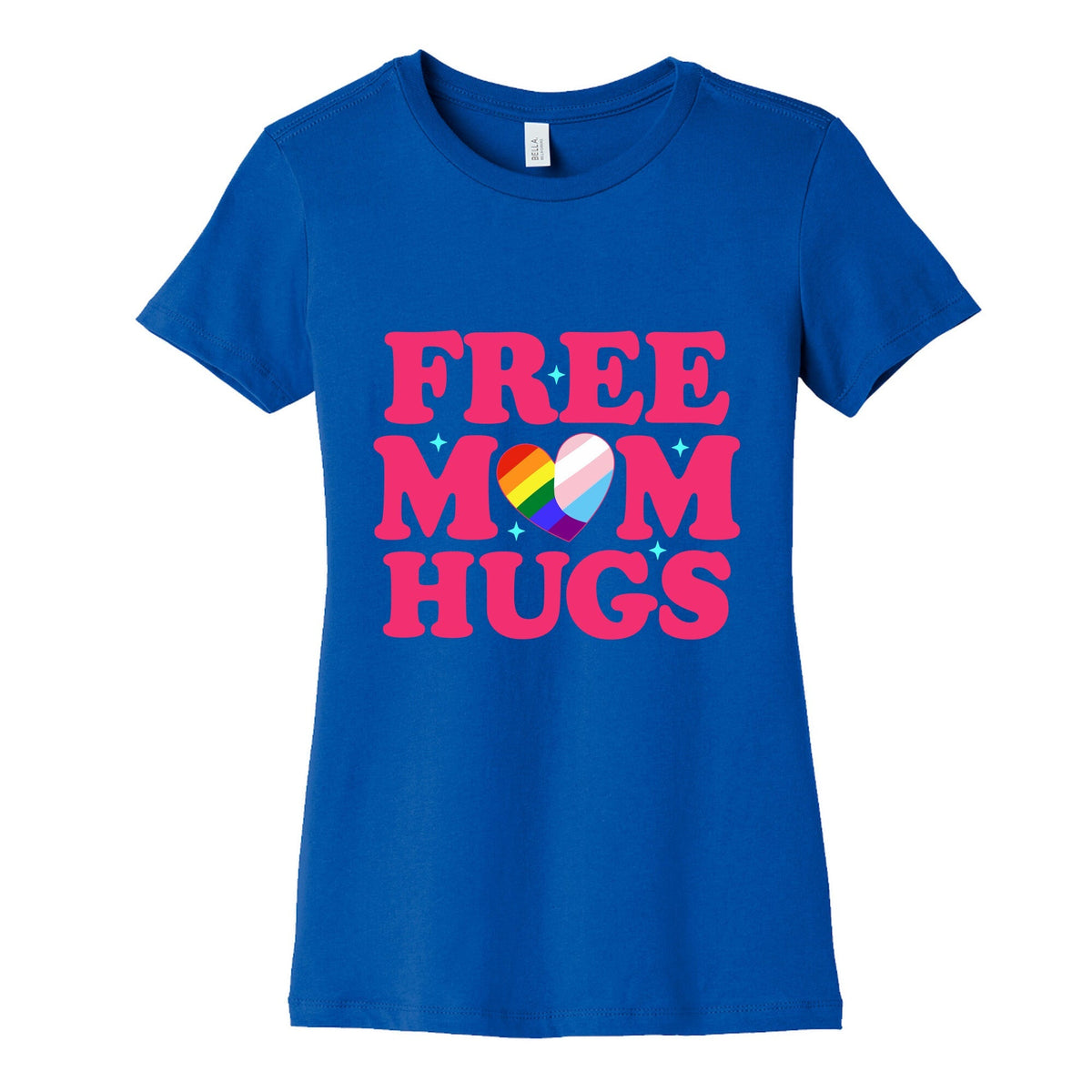 Free Mom Hugs Pride Womens Cotton Tee Unisex