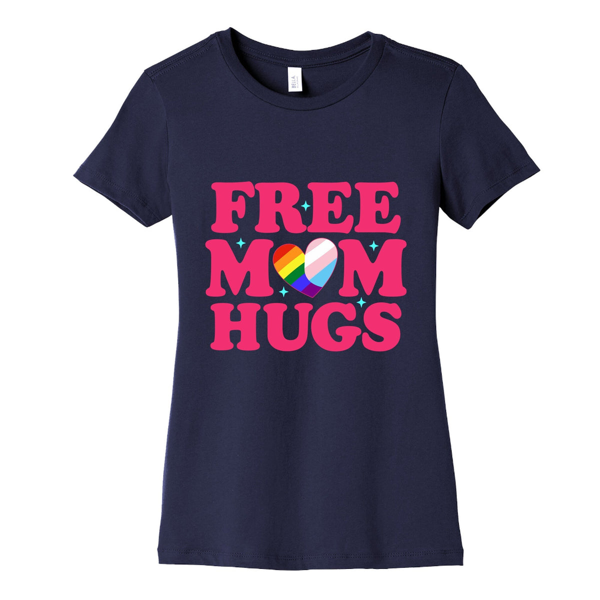 Free Mom Hugs Pride Womens Cotton Tee Unisex