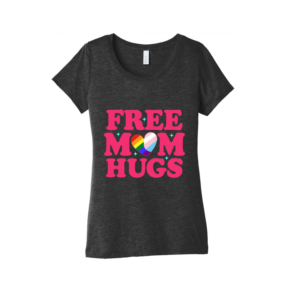 Free Mom Hugs Pride Womens Triblend Tee Unisex